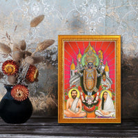 CRAFT QUEST Kali Mata photo with frame, God Religious Framed With Acrylic Glass