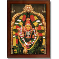 CRAFT QUEST Vijayawada Kanaka Durga Devi Durgamma Wall Photo Framed | South God Frame for Home, Office, Temple & Gifting