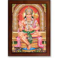 CRAFT QUEST Hanuman JI | Bajrangbali Religious Photo frame Decorative Item Synthetic frame