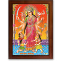 CRAFT QUEST Shri Jivantika Sarva Mangala mata Wall Painting Framed Home Décor
