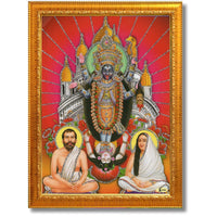 CRAFT QUEST Kali Mata photo with frame, God Religious Framed With Acrylic Glass