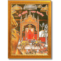 CRAFT QUEST Karni Mata Deshnok Photo Frame For Home, Office And Bedroom Wall Decoration