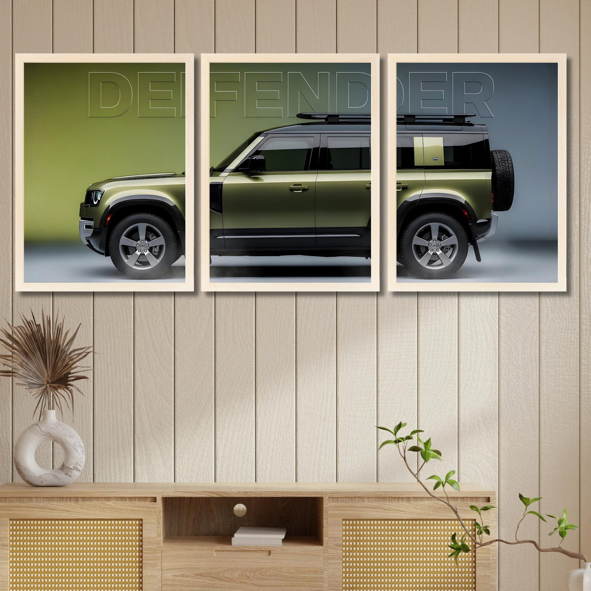 VENUXE ARTS Set Of 3 Big Sports Cars Framed Posters Gift Items for Boys Room Wall Decoration Bedroom, Living Room, Office, Studio Décor | Car Poster Frame for Wall Décor