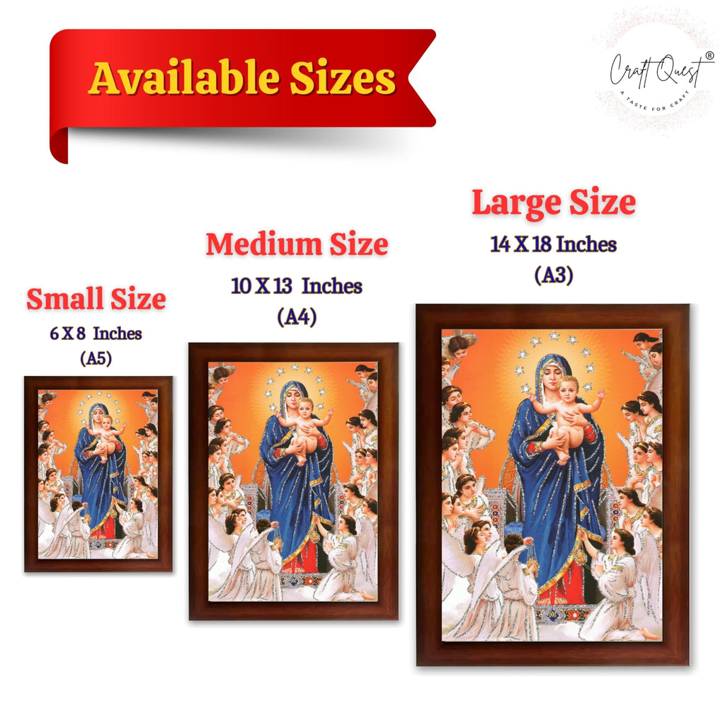 CRAFT QUEST Lord Jesus Christ Painting Aesthetic Hanging Photo Frame Decorative Item Home Decoration and Wall Decor for Living Room and Bedroom