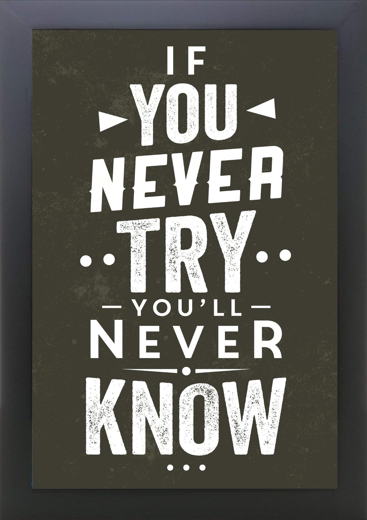 Craft Quest Motivational quotes Photo Frame for Gym, Office, Living room | Synthetic wood