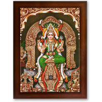 CRAFT QUEST Karumariamman Karu Mariamman Karumari Amman Wall Photo Frame | South God Picture Frame for Home, Office, Temple & Gifting, Decor