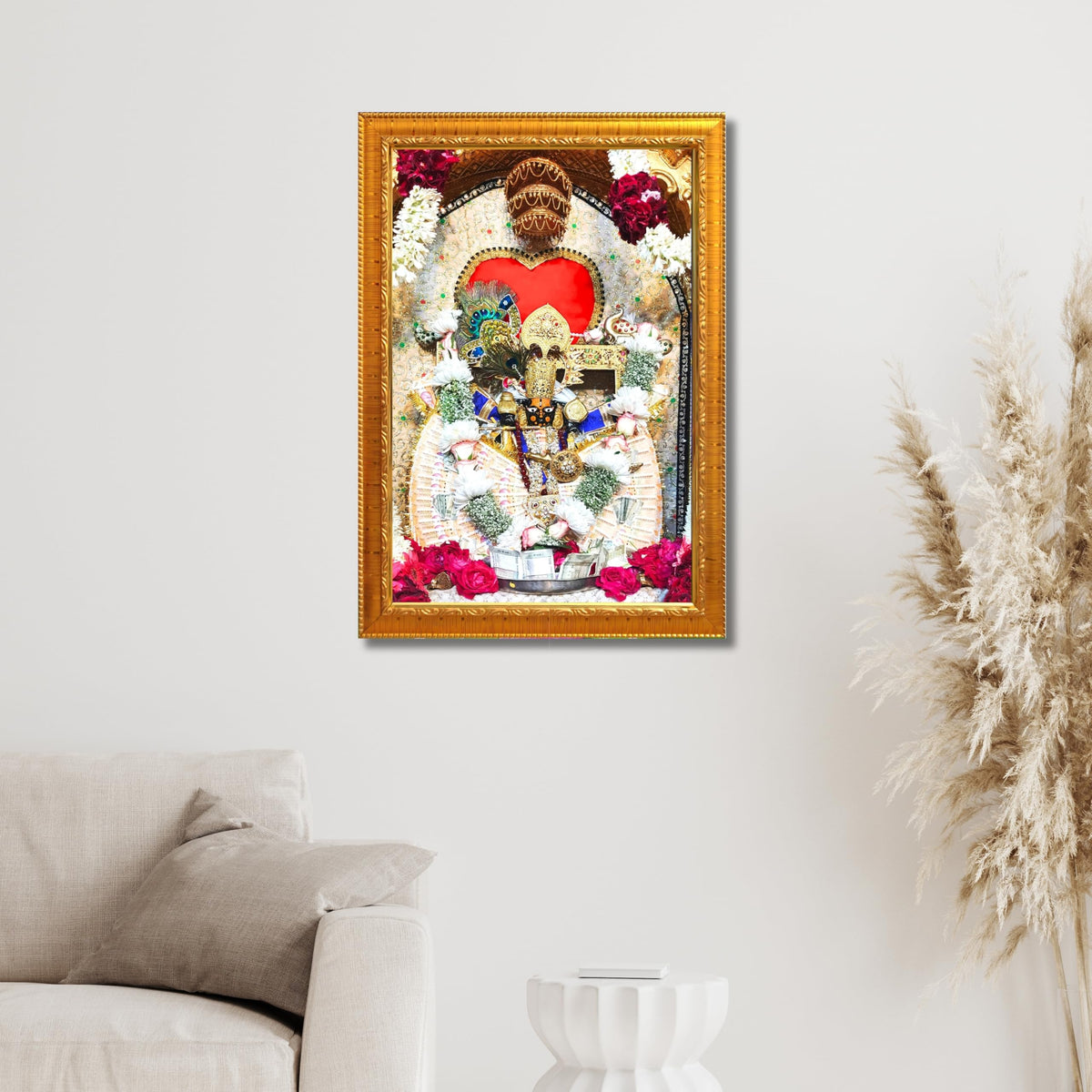 CRAFT QUEST Shri Sanwaliya Seth Shringaar Darshan Photo Frame