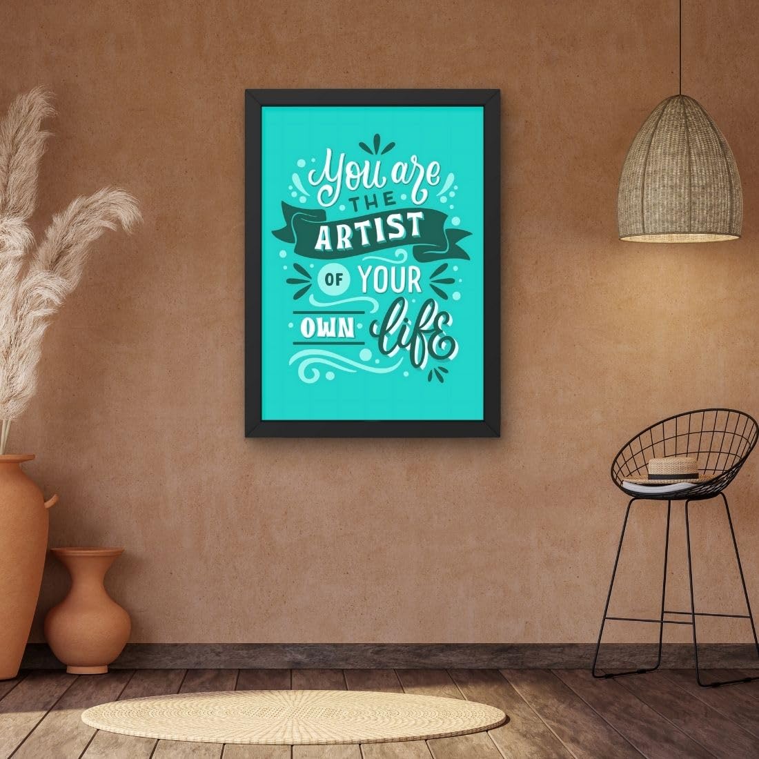 Craft Quest Motivational quotes Photo Frame for Gym, Office, Living room | Synthetic wood