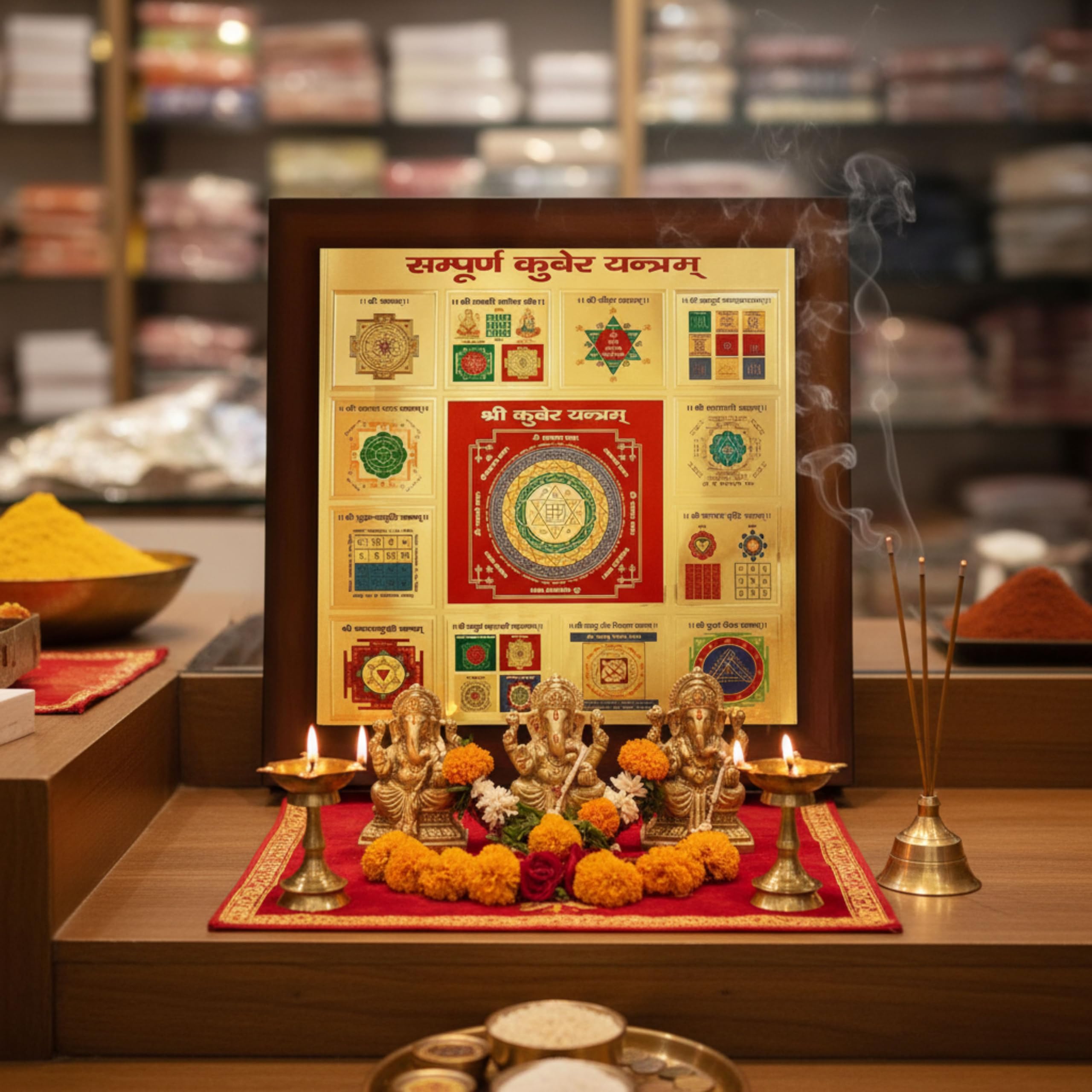 CRAFT QUEST Shri Shree sampoorn Kuber Yantra
