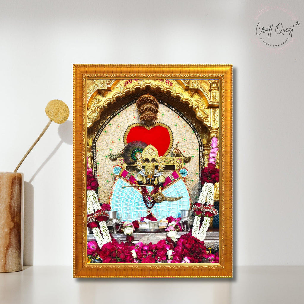 CRAFT QUEST Shree Sanwaliya Seth Shringaar Darshan Religious Photo Frame