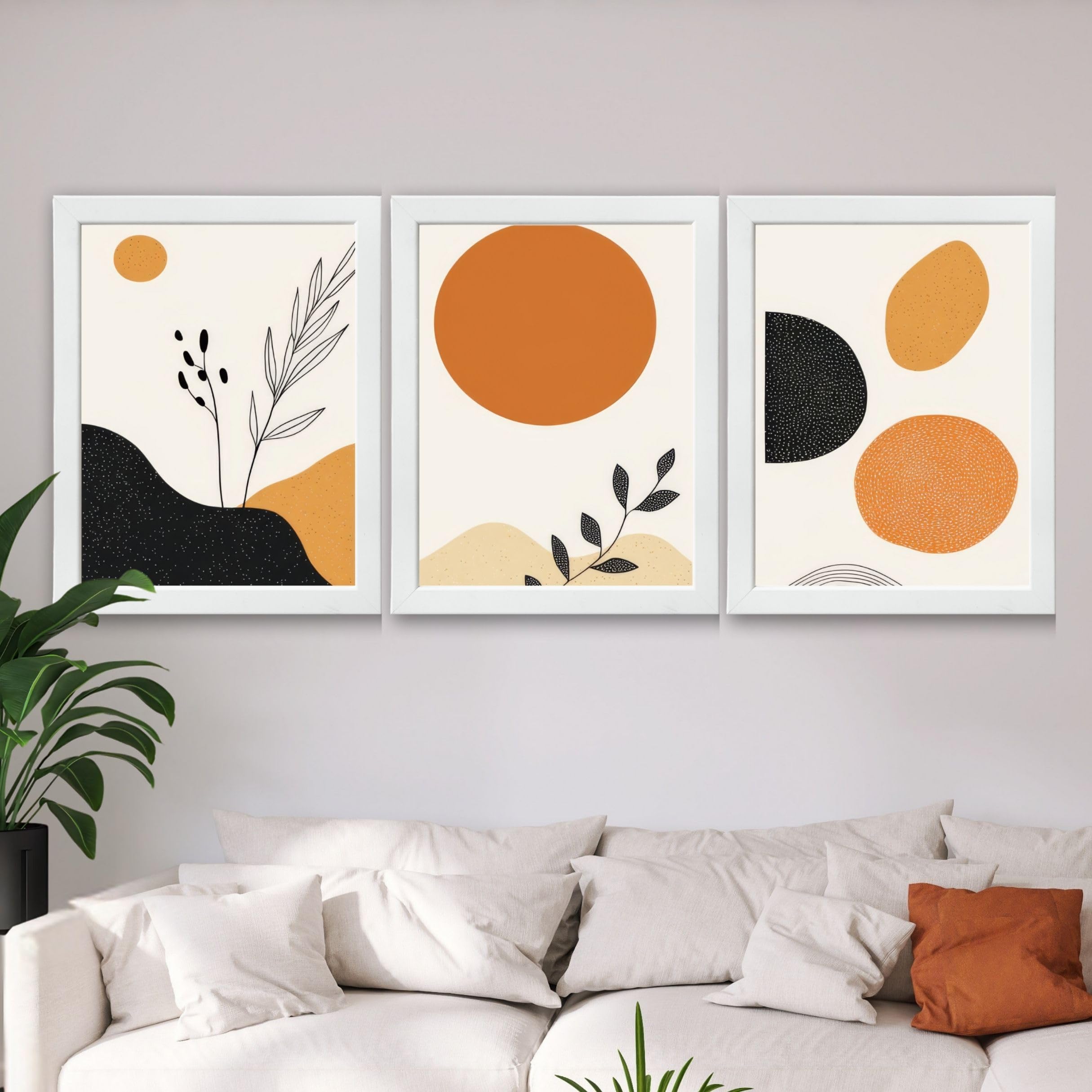 CRAFT QUEST Wood Painting For Wall Decoration - Modern Art Wall Decor Framed Painting For Living Room, Bedroom - Framed Wall Posters/Paintings With Frame