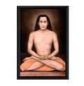 CRAFT QUEST Mahavatar Babaji Photo Frame For Wall Table Size Small ( 6x8 inches, Acrylic Glass),Black