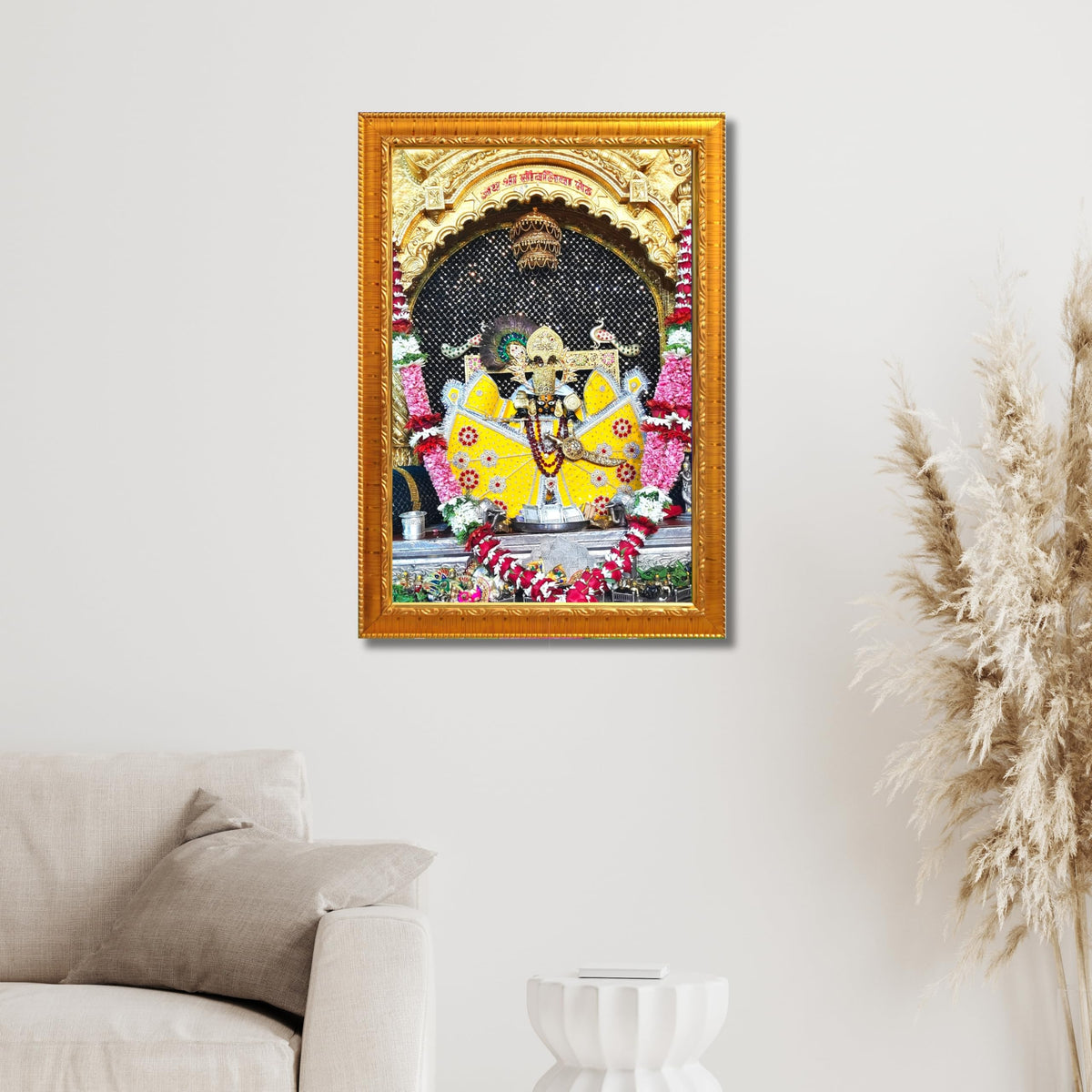 CRAFT QUEST Shree Sanwaliya Seth Shringaar Darshan Religious Photo Frame
