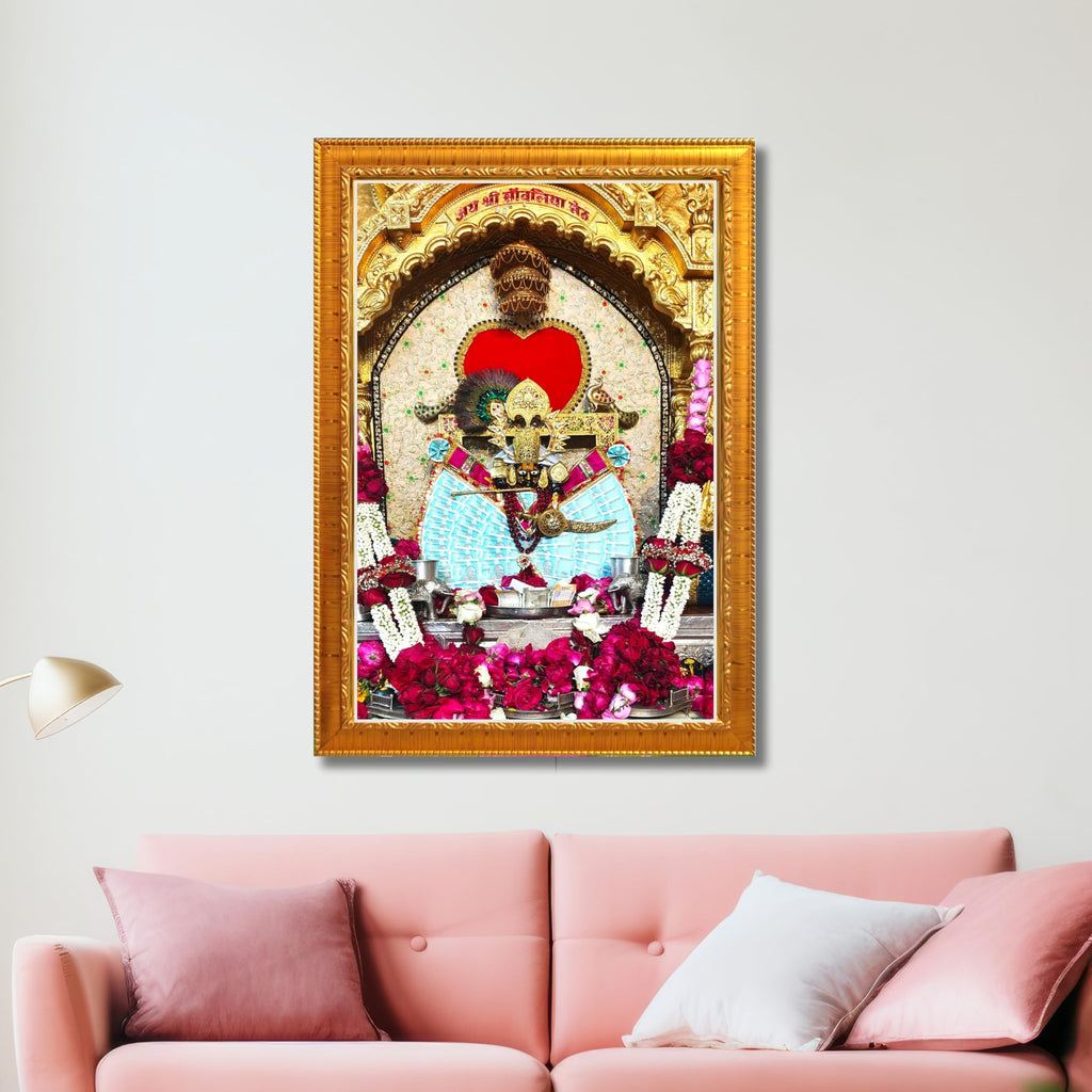 CRAFT QUEST Shree Sanwaliya Seth Shringaar Darshan Religious Photo Frame