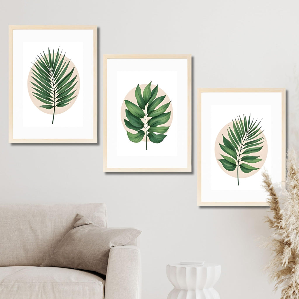 CRAFT QUEST Wall Art Decor Paintings | Set of 3 FLORAL Wall Art Frames for Home Decoration | Ideal for Living Room, Bedroom & Offices