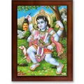 CRAFT QUEST Kaal Bhairav/Lord Bhairava/Bhairon Baba/Bhairavnath/Batuk Bhairav Religious Photo Frame & Acrylic Sheet Glass