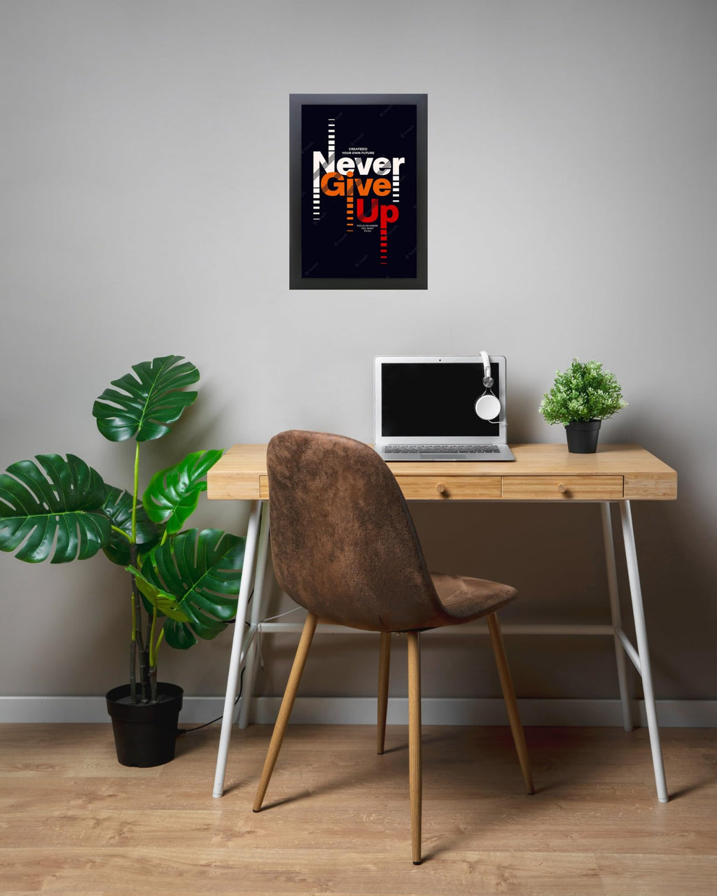 Craft Quest Motivational quotes Photo Frame for Gym, Office, Living room | Synthetic wood