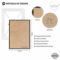 CRAFT QUEST Wall Art Decor Paintings | Set of 3 Abstract Wall Art Frames for Home Decoration | Ideal for Living Room, Bedroom & Office