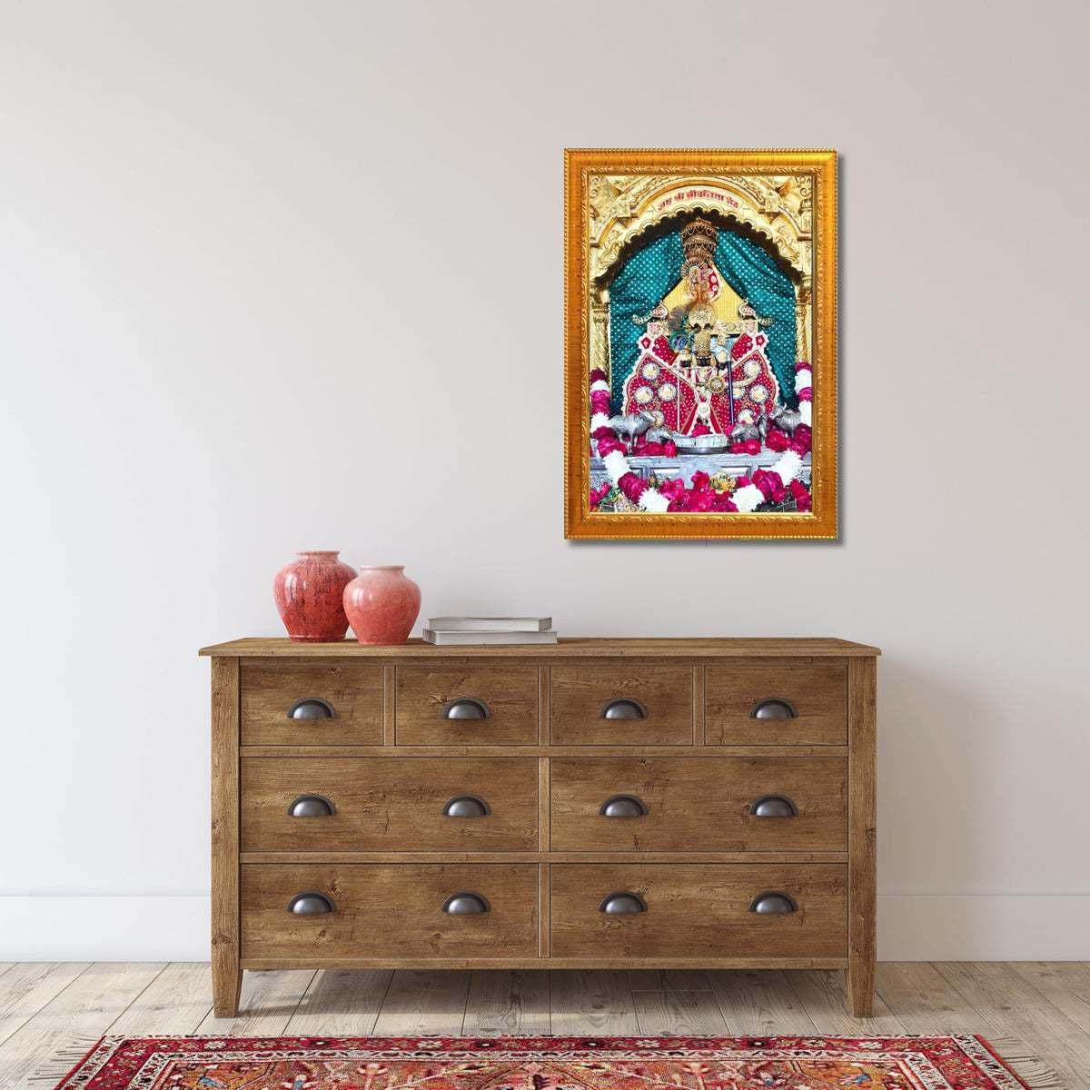 CRAFT QUEST Shree Sanwaliya Seth Shringaar Darshan Religious Photo Frame