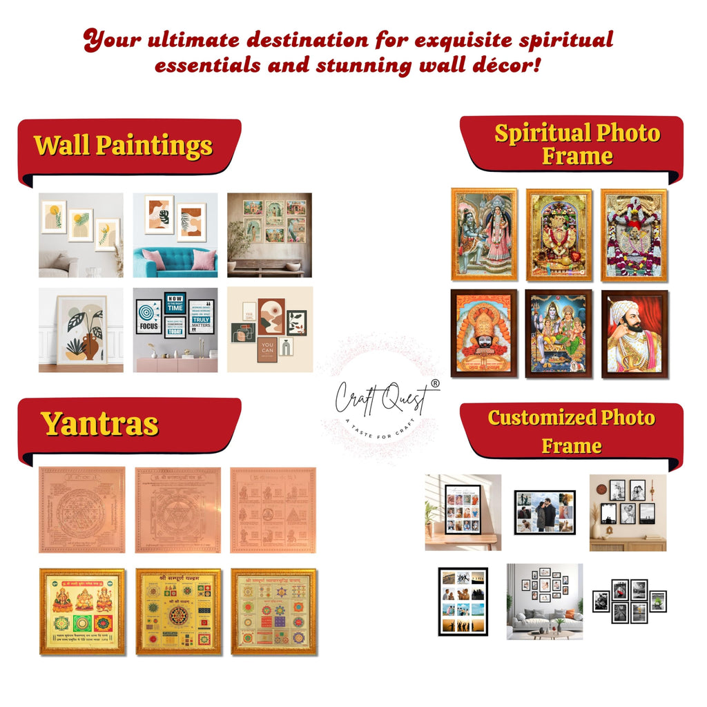 CRAFT QUEST Shri Mangal Yantra Orignal - Copper - (3 X 3 inches, Brown)