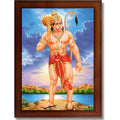 CRAFT QUEST Bajrang Bali Hanuman Ji Photo Frame | Acrylic Glass, Lightweight & Waterproof | Ideal for Home, Office, Temple & Puja Room Wall Decor