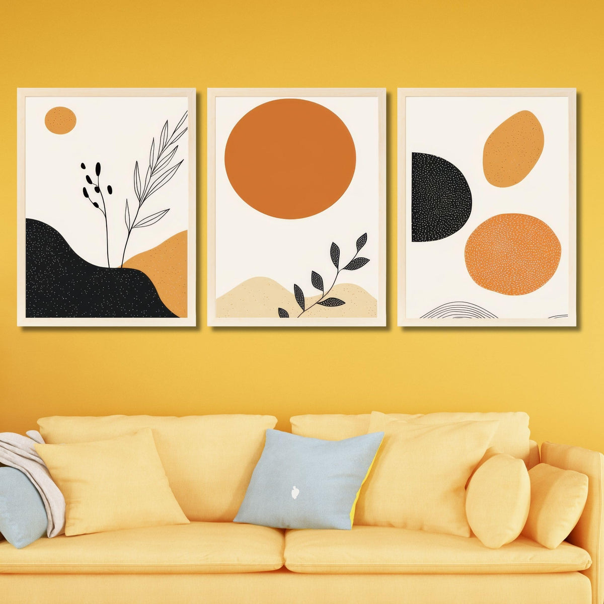 CRAFT QUEST Wood Painting For Wall Decoration - Modern Art Wall Decor Framed Painting For Living Room, Bedroom - Framed Wall Posters/Paintings With Frame