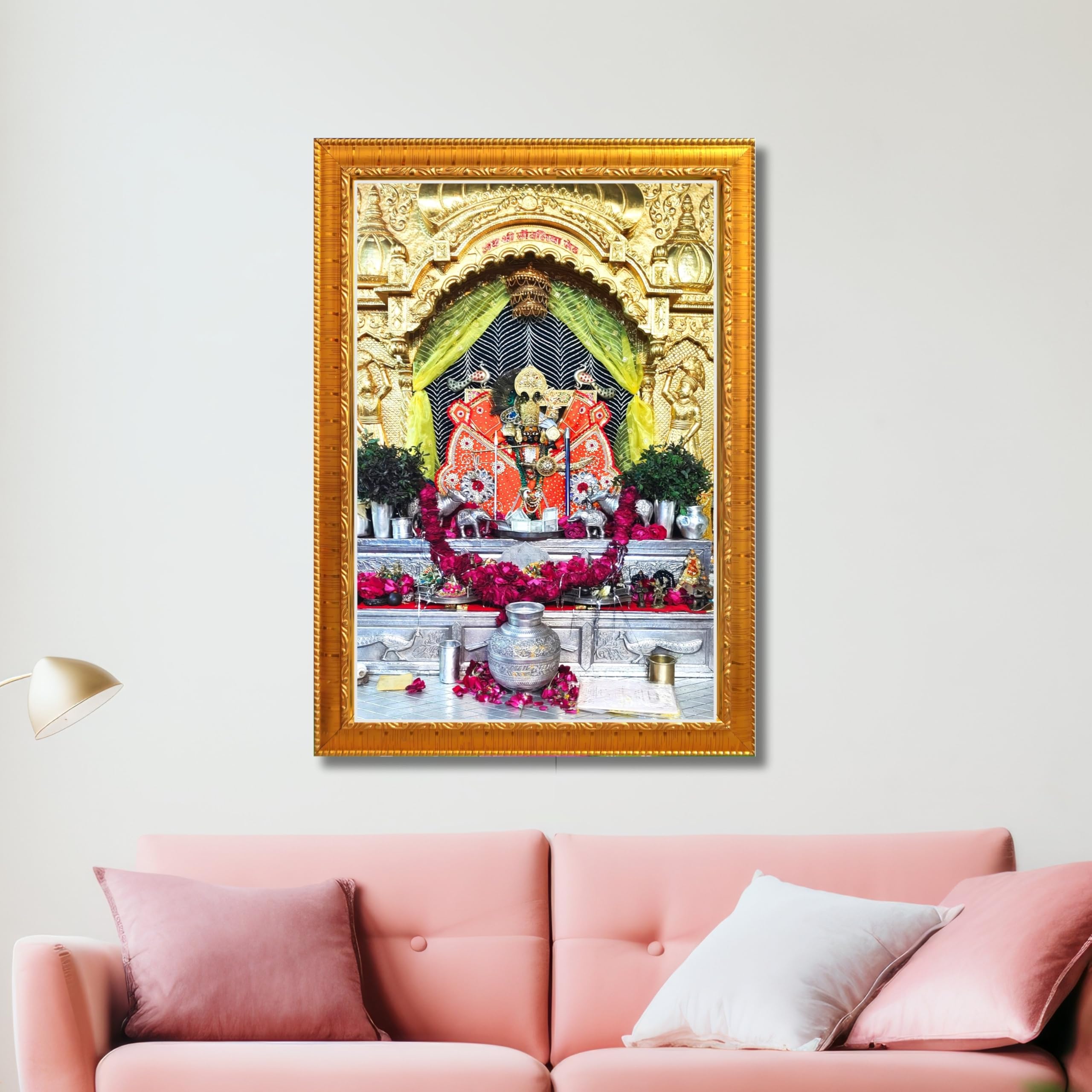 CRAFT QUEST Shree Sanwaliya Seth Shringaar Darshan Religious Photo Frame