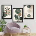 CRAFT QUEST Three Pieces Artwork | Set of 3 Frames for Home Decoration | Ideal for Living Room, Bedroom & Offices
