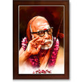 CRAFT QUEST Kanchi Maha Periyava Periyavar Periyar Kanji Wall Painting Framed Home Décor