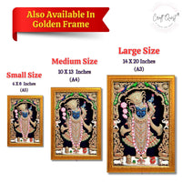 CRAFT QUEST Shrinathji Photo with Frame | Shreenathji Photo with Frame Religious Framed Painting