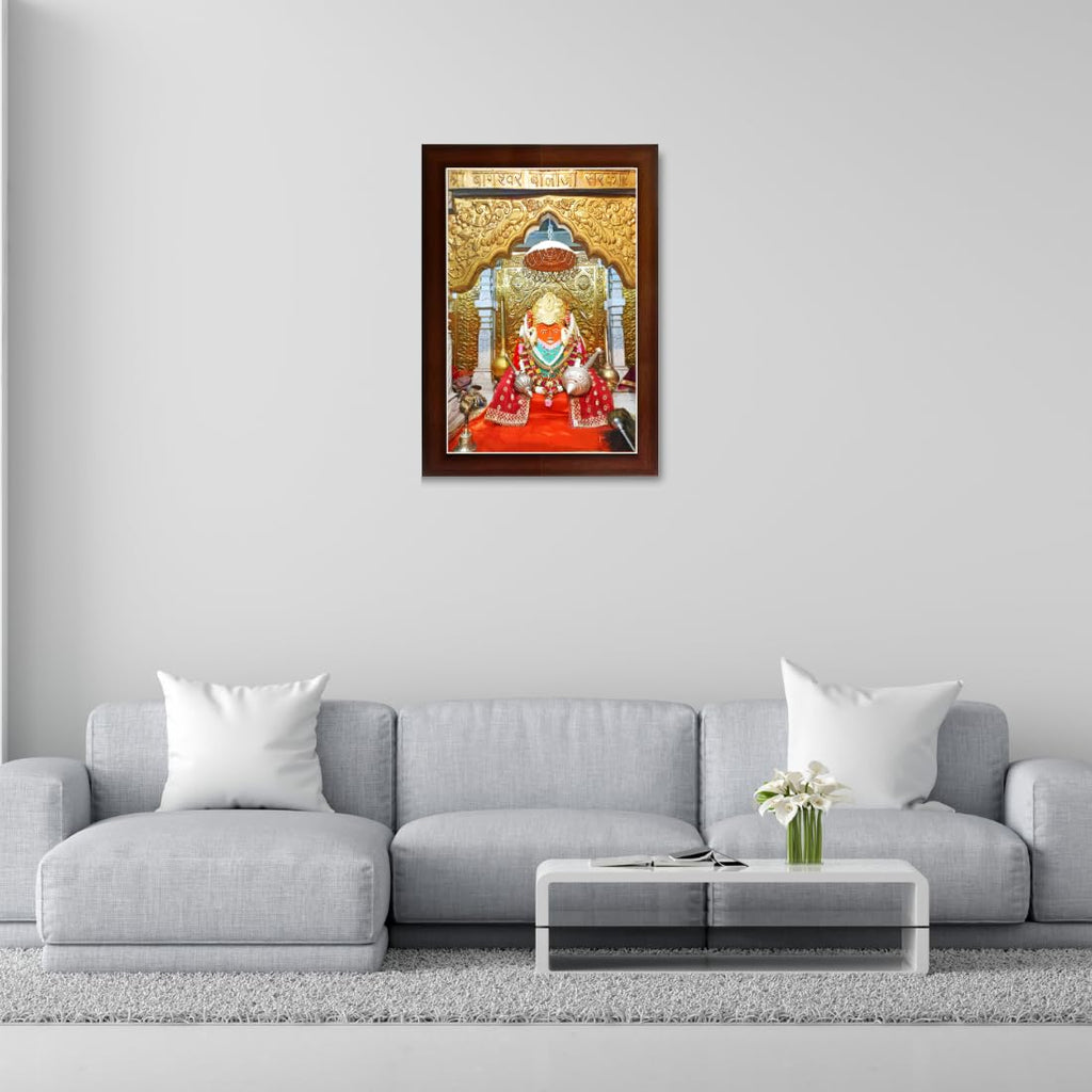 CRAFT QUEST Bageshwar Dham, Baba, Sarkar, Pandit Dhirendra Shastri Photo Religious Frame