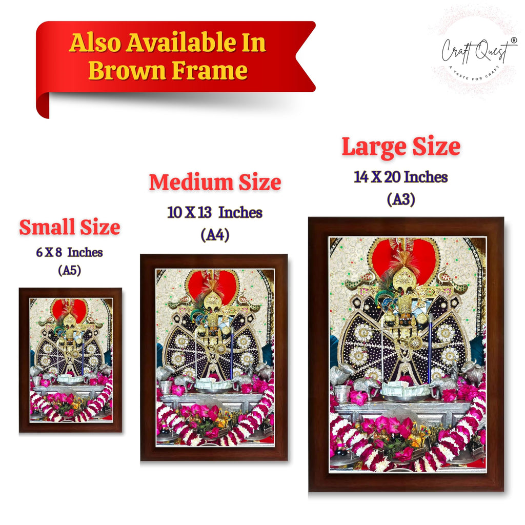 CRAFT QUEST Shree Sanwaliya Seth Shringaar Darshan Photo Frame
