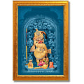 CRAFT QUEST Shree Kashtabhanjan Dev Hanumanji Salangpur Photo Frame Synthetic, Wall hangings