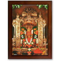 CRAFT QUEST Vijayawada Kanaka Durga Devi Durgamma Wall Photo Frame | South God Frame for Home, Office, Temple & Gifting