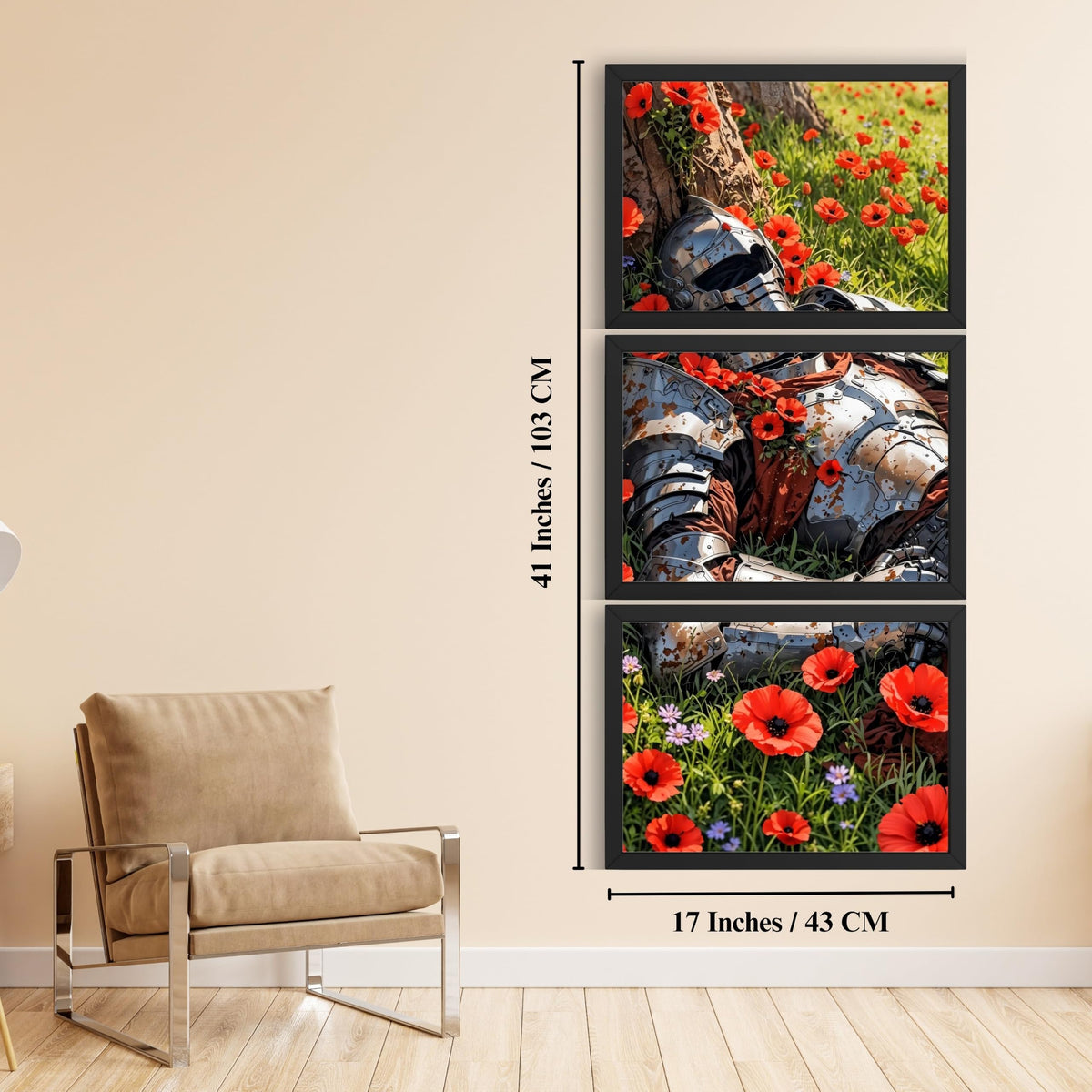 VENUXE ARTS Set Of 3 Anime Characters Wall Framed |Anime Characters Framed Poster for Living Room Bedroom Gaming Room Studio Wall Decor
