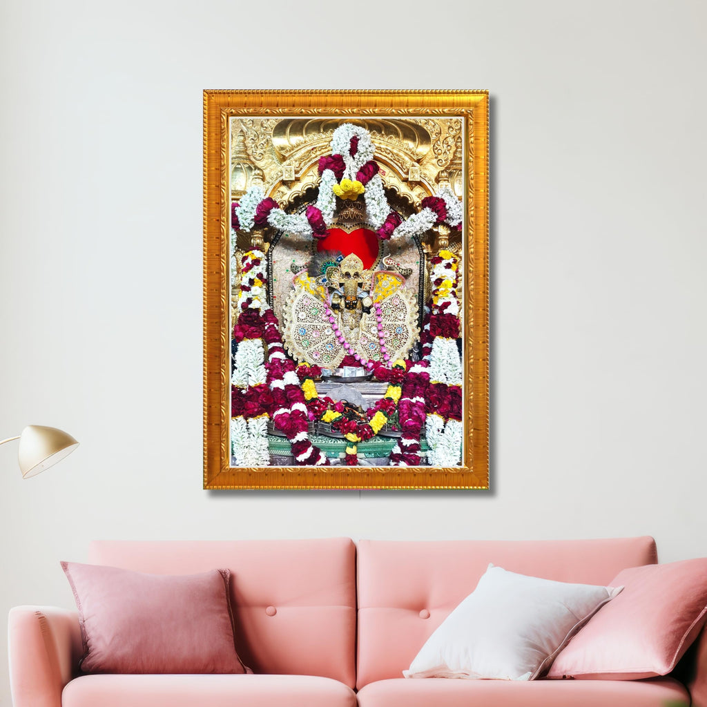 CRAFT QUEST Shri Sanwaliya Seth Shringaar Darshan Religious Photo Frame