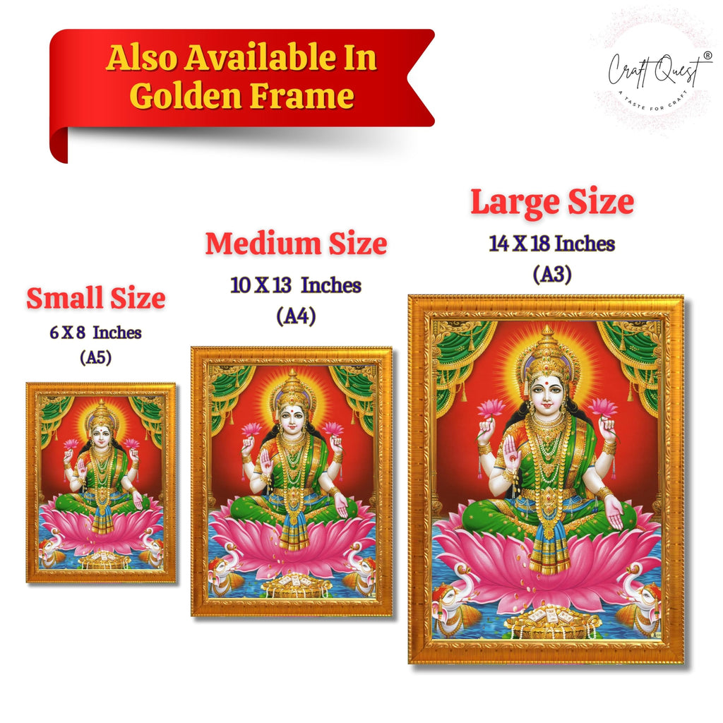 CRAFT QUEST Durga Maa Mata Goddess Nav Navadurga Navdurga Wall Painting Framed Home Decor