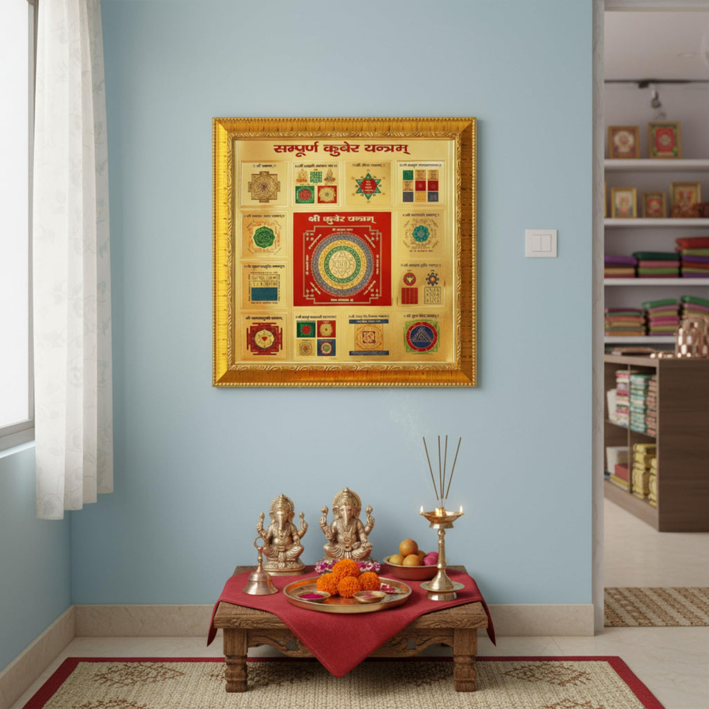 CRAFT QUEST Shri Shree sampoorn Kuber Yantra