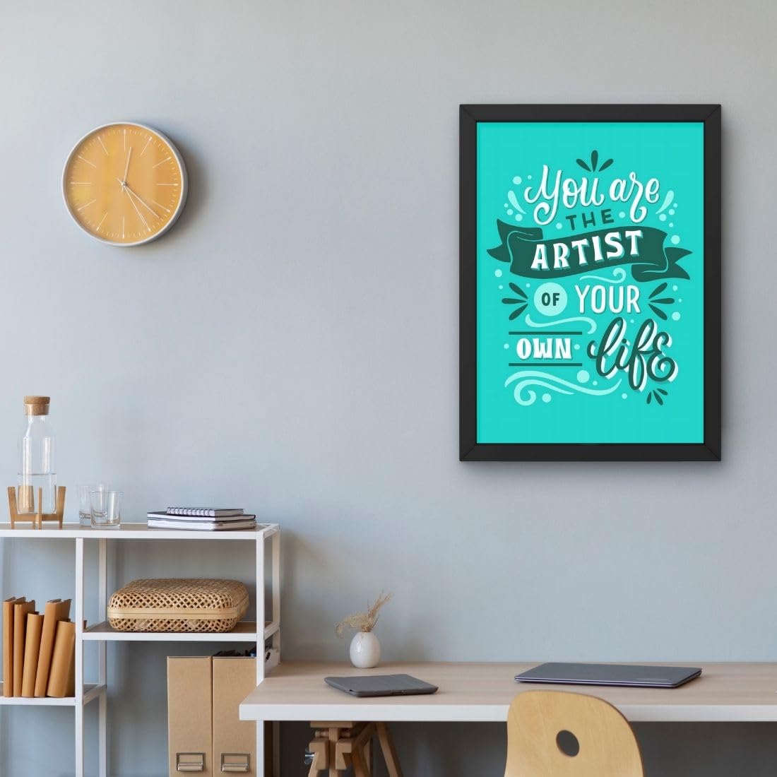Craft Quest Motivational quotes Photo Frame for Gym, Office, Living room | Synthetic wood