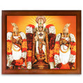 CRAFT QUEST Balaji Lakshmi Padmavati Venkateshwara Swamy Wall Photo Frame For Home, Temple, Pooja, Wall Décor Item