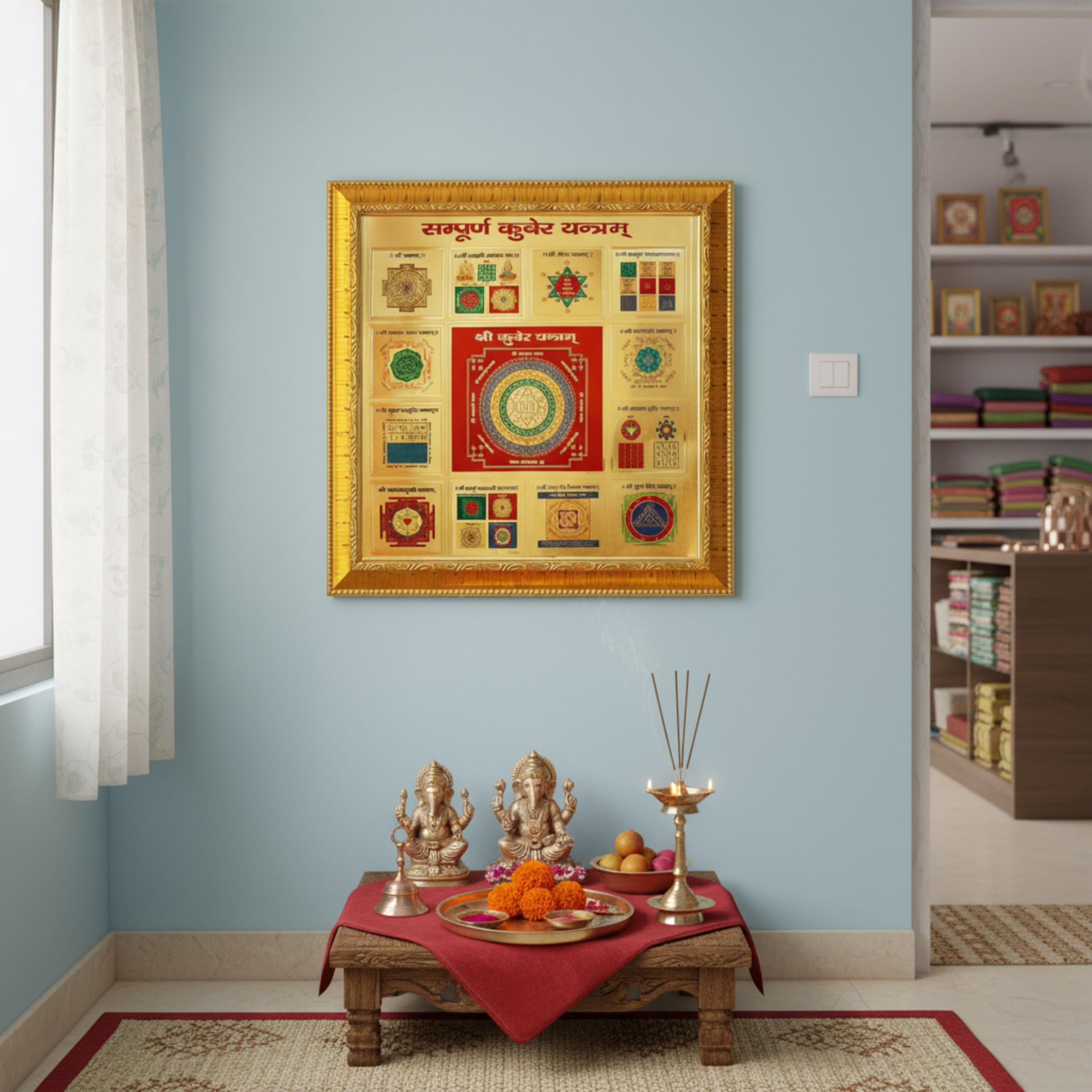 CRAFT QUEST Shri Shree sampoorn Kuber Yantra
