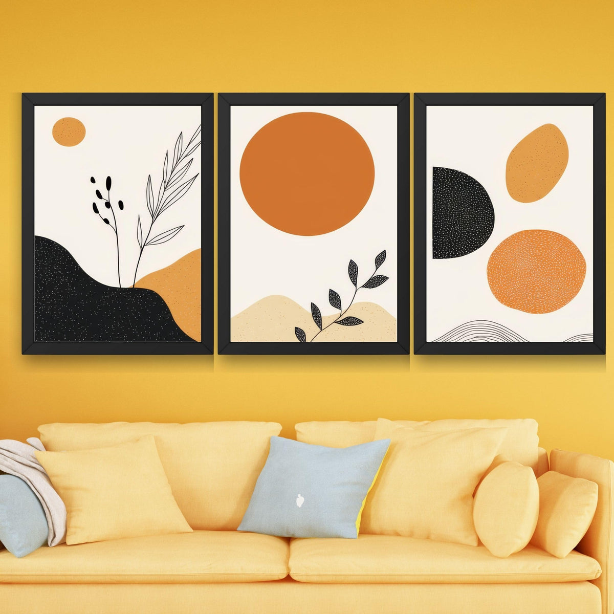 CRAFT QUEST Wood Painting For Wall Decoration - Modern Art Wall Decor Framed Painting For Living Room, Bedroom - Framed Wall Posters/Paintings With Frame