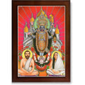 CRAFT QUEST Kali Mata photo with frame, God Religious Framed With Acrylic Glass