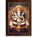 CRAFT QUEST Ganesh Ganesha Ganesh God Frame for Pooja Room & Wall Decor