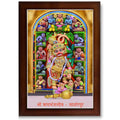 CRAFT QUEST Shree Kashtabhanjan Dev Hanumanji Salangpur Photo Frame Synthetic, Wall hangings (10X14 Inches) KBS1013-203