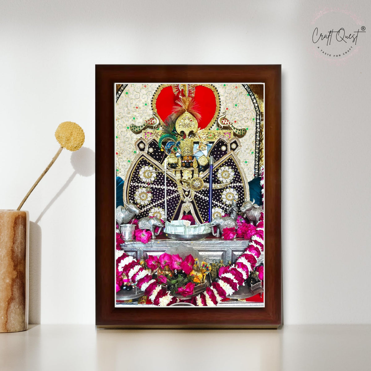 CRAFT QUEST Shree Sanwaliya Seth Shringaar Darshan Photo Frame