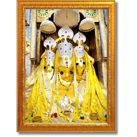 CRAFT QUEST Baglamuklhi maa/mata wodden Religious Photo Frame for Home, Office