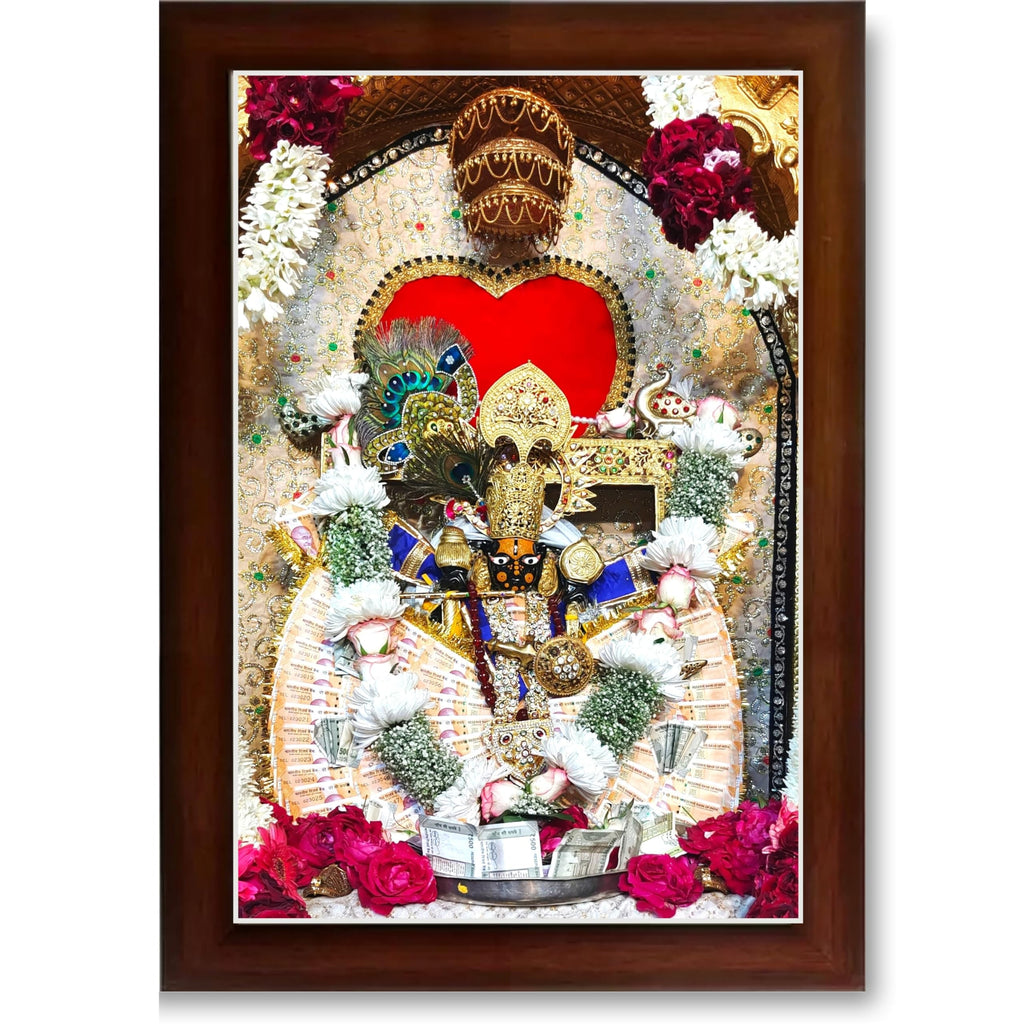 CRAFT QUEST Shri Sanwaliya Seth Shringaar Darshan Photo Frame