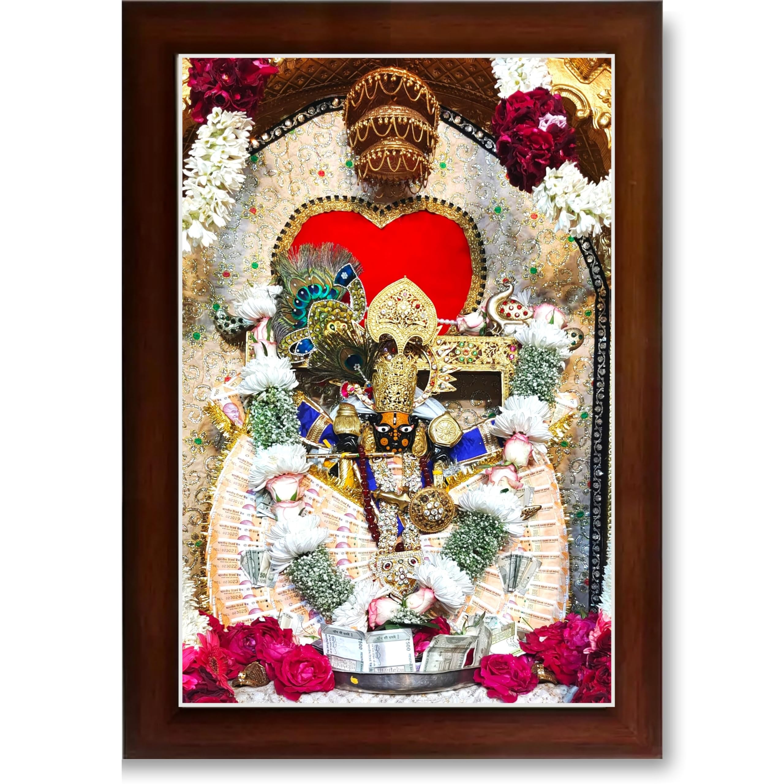 CRAFT QUEST Shri Sanwaliya Seth Shringaar Darshan Photo Frame