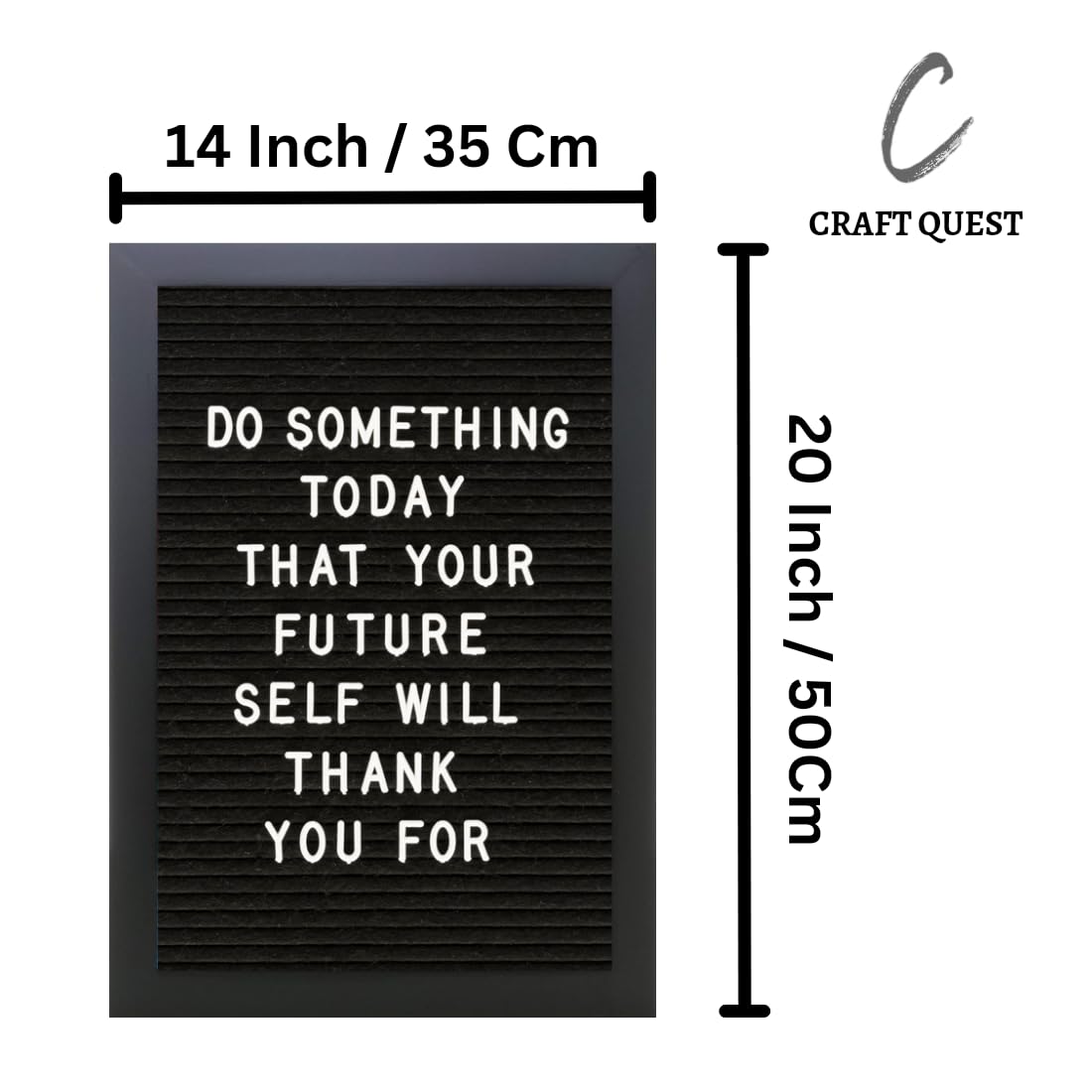 Craft Quest Motivational quotes Photo Frame for Gym, Office, Living room | Synthetic wood